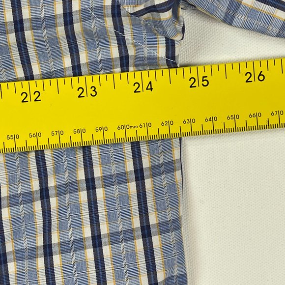 Paul & Shark Men's Yachting Button-Down Shirt Multicolor Blue Pocket 42/16.5 - Picture 6 of 8